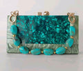 Cartera Turquesa Elegant Style