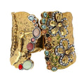 Brazalete Estilo Vintage Chapado en Oro Pulido