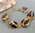 Pulsera Amatista Purpura Natural