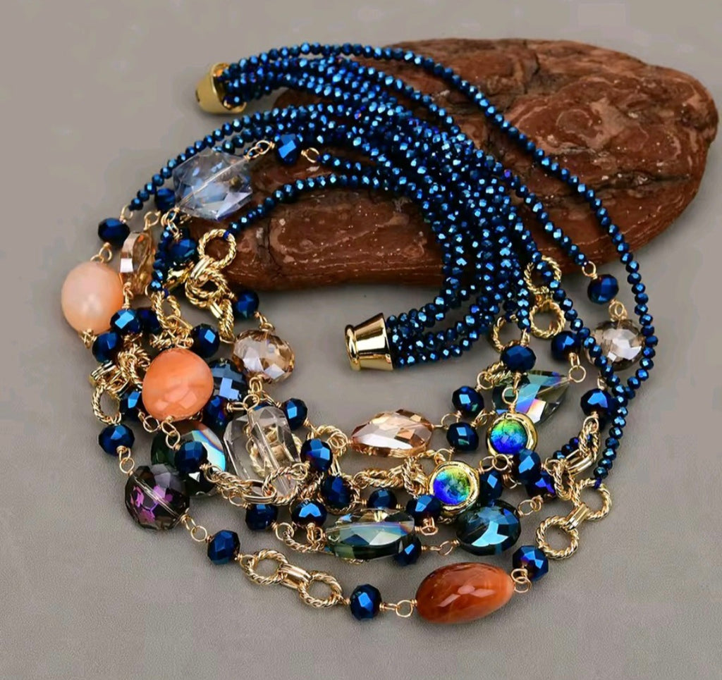 Collar Cristal Murano Multicolor