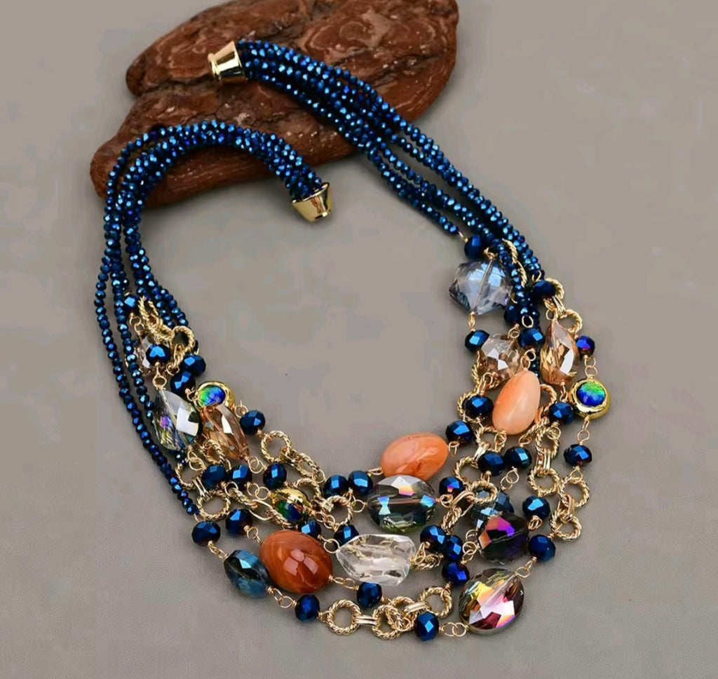 Collar Cristal Murano Multicolor