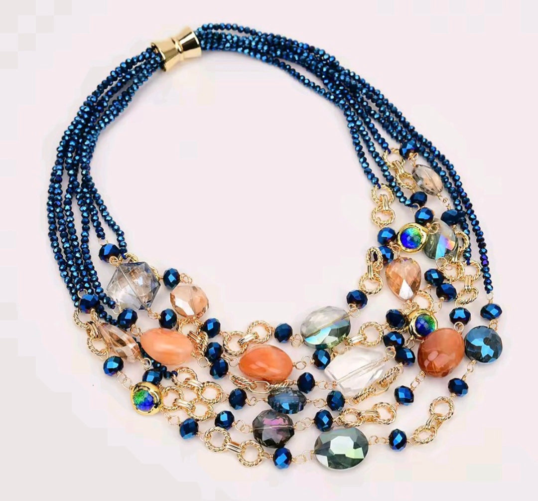 Collar Cristal Murano Multicolor
